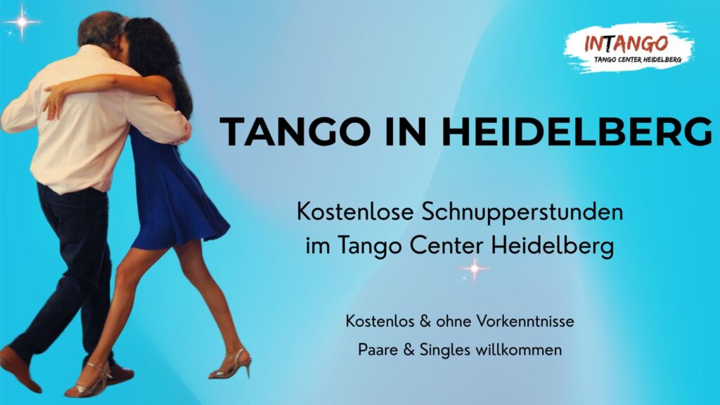 Tango Argentino kennenlernen – so entspannt wie ein Spaziergang am Neckar Kostenlose Schnupperstunde für Einsteiger:innen